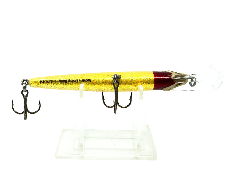 Bagley Diving Bang O Lure D4-ZRHG, Dazzle Red Head on Gold Color - Great Condition, Rare Color!