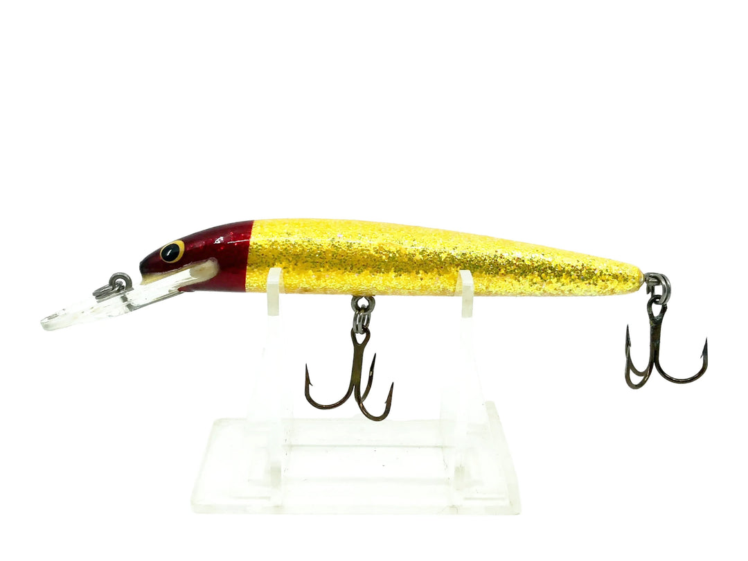 Bagley Diving Bang O Lure D4-ZRHG, Dazzle Red Head on Gold Color - Great Condition, Rare Color!