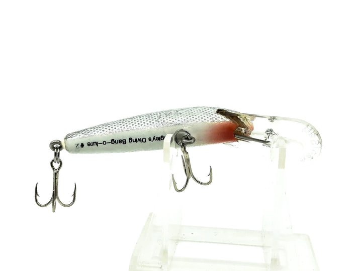 Bagley Diving Bang-O-Lure #2 D2-BS, Black on Silver Foil Color