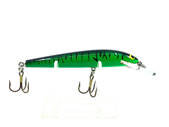 Bagley / Ken Craft Diving Bang-O #4, 06T Black Tiger Stripes on Green Color - Great Condition, Undocumented Color!