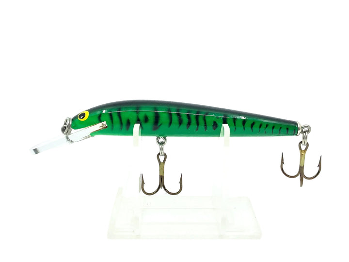 Bagley / Ken Craft Diving Bang-O #4, 06T Black Tiger Stripes on Green Color - Great Condition, Undocumented Color!