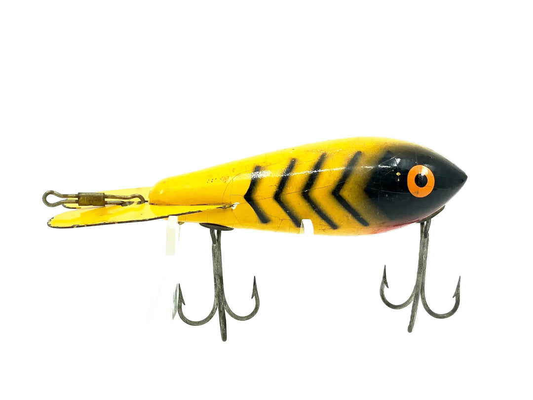 Wooden Bomber 600 Series, #20 Yellow/Black Ribs Color