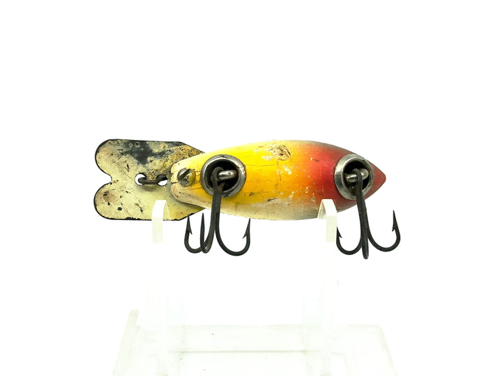 Wooden Bomber 200 Series, #70 Silver Black Back/Yellow Belly/Silver Sparkle Color