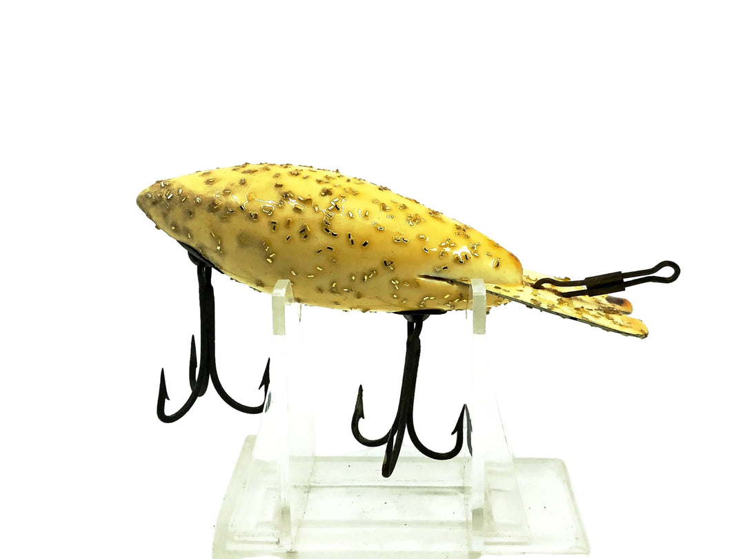 Wooden Repainted Bomber 500 Series, White/Silver Flakes Color