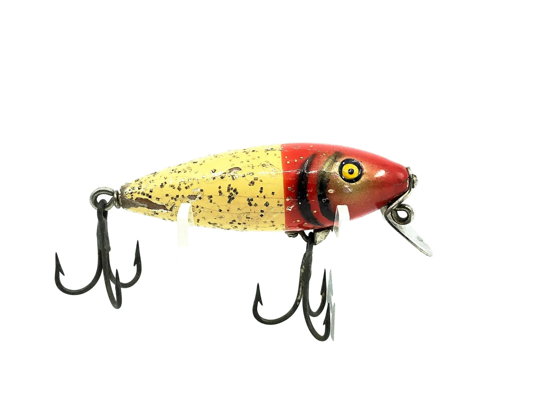 Pflueger Mustang, Red Head Flitter Color