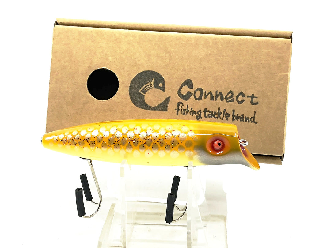 Connect Fishing Tackle Brand Squabble, Yellow Fish Color, Gifu Japan w/Box