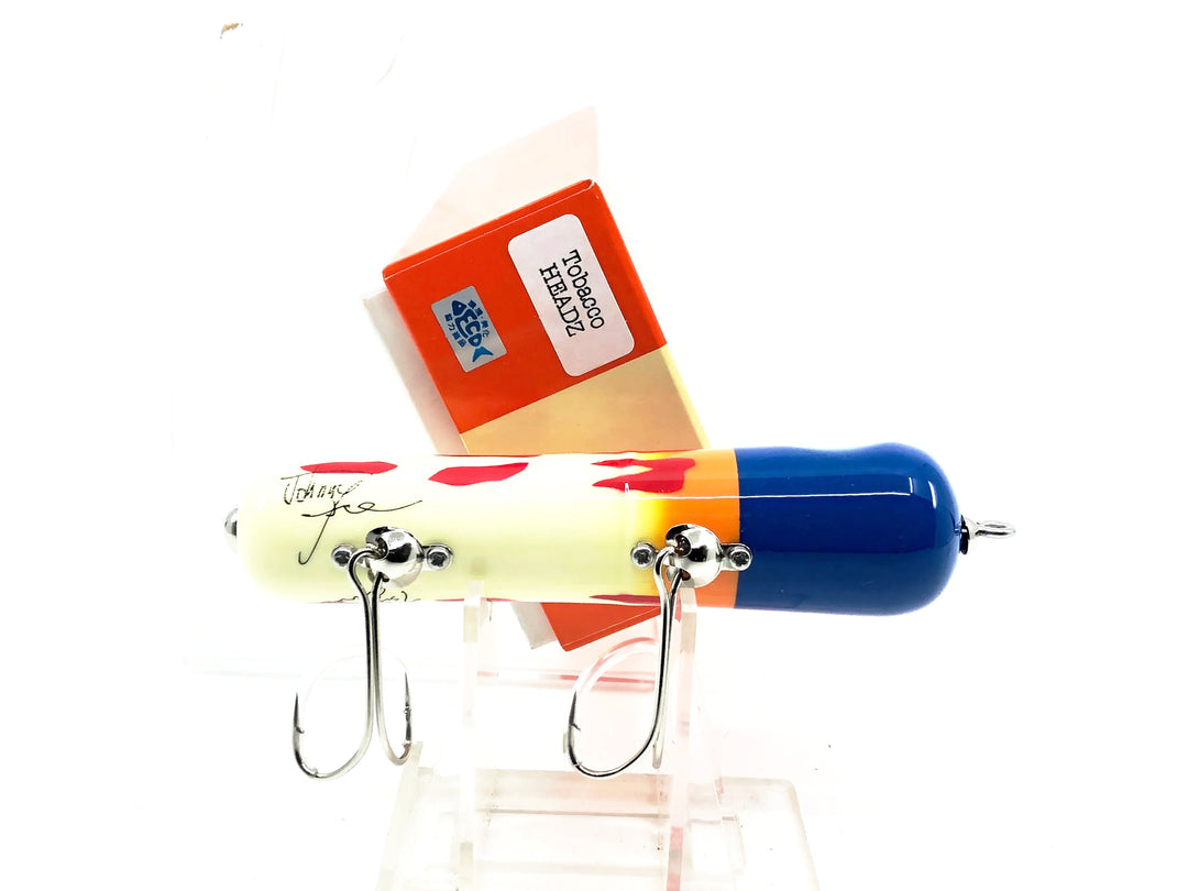 Tsunami x Headz Tobbaco, Headz Blue Head/Orange/White/Red Color w/Box