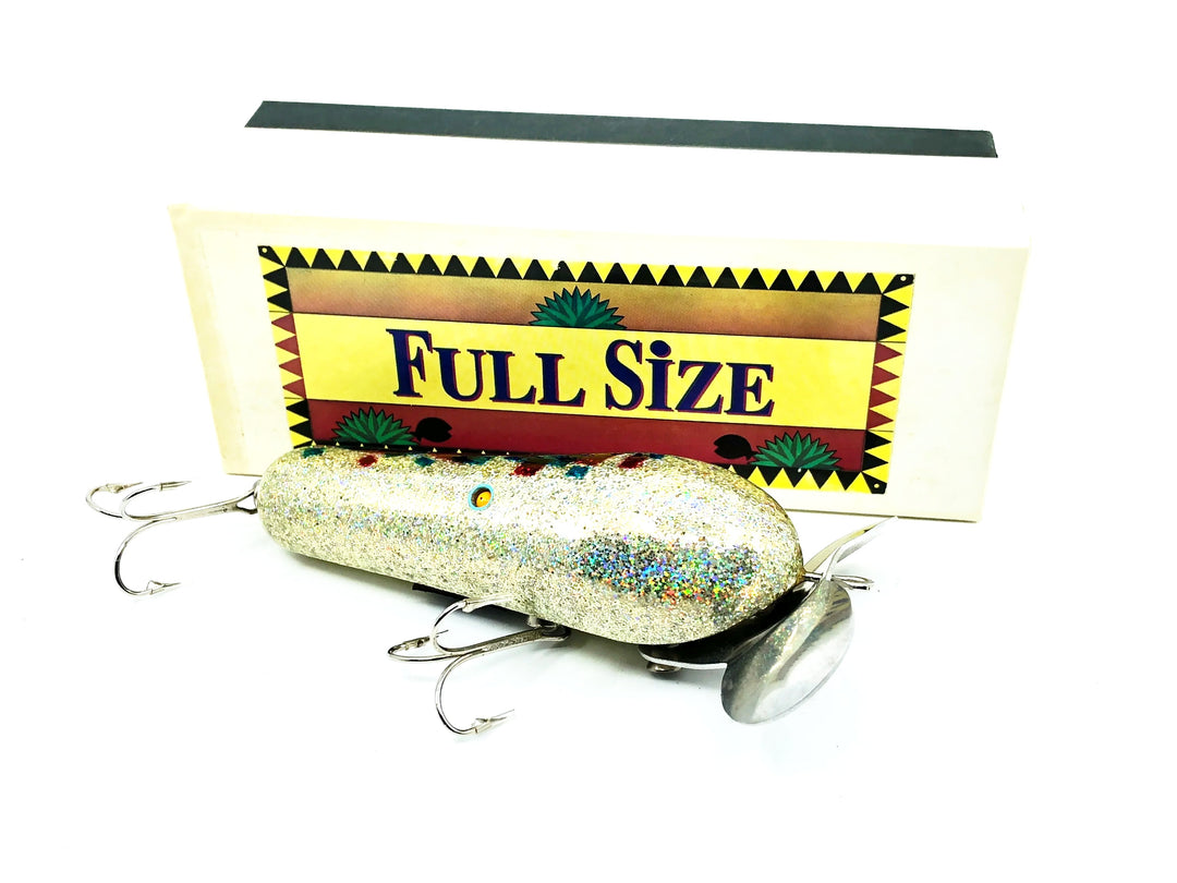 Full Size Wakebait Silver Glitter/Red & Blue Japanese Lure w/Box