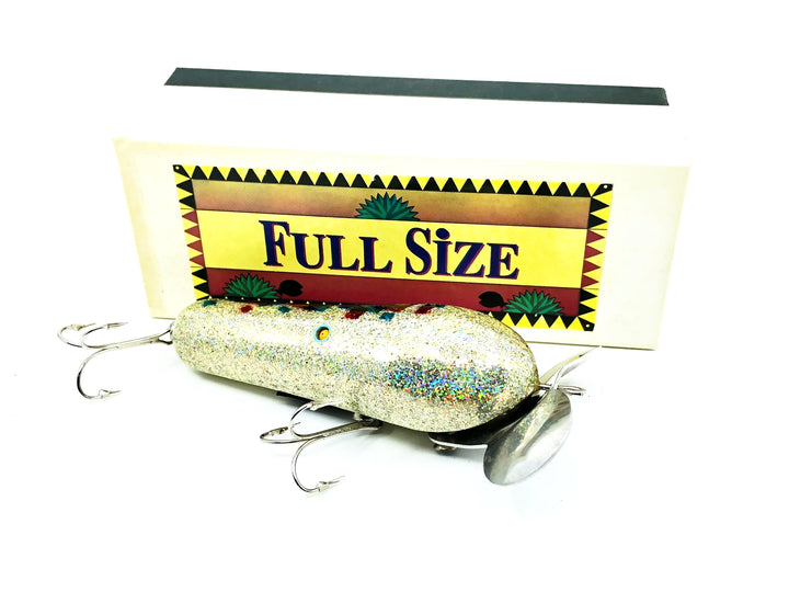 Full Size Wakebait Silver Glitter/Red & Blue Japanese Lure w/Box