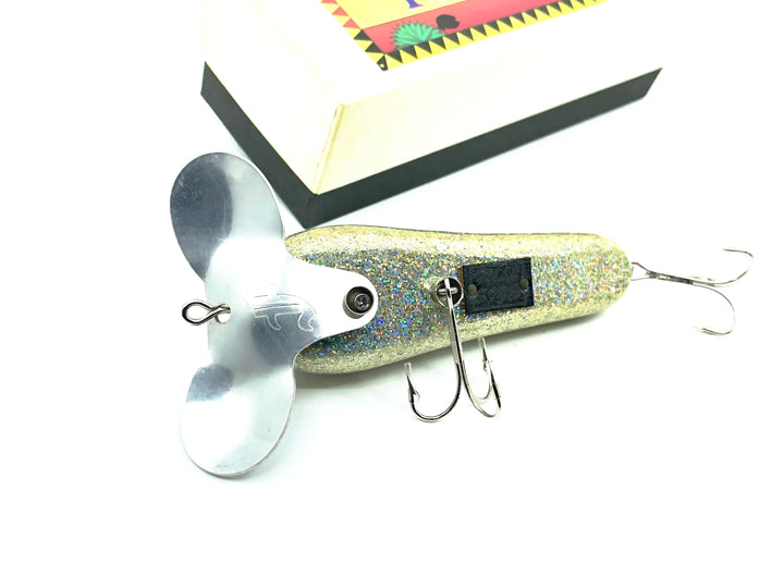 Full Size Wakebait Silver Glitter/Red & Blue Japanese Lure w/Box