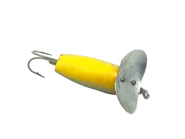 Arbogast Weedless Jitterbug, Perch/Yellow Belly Color