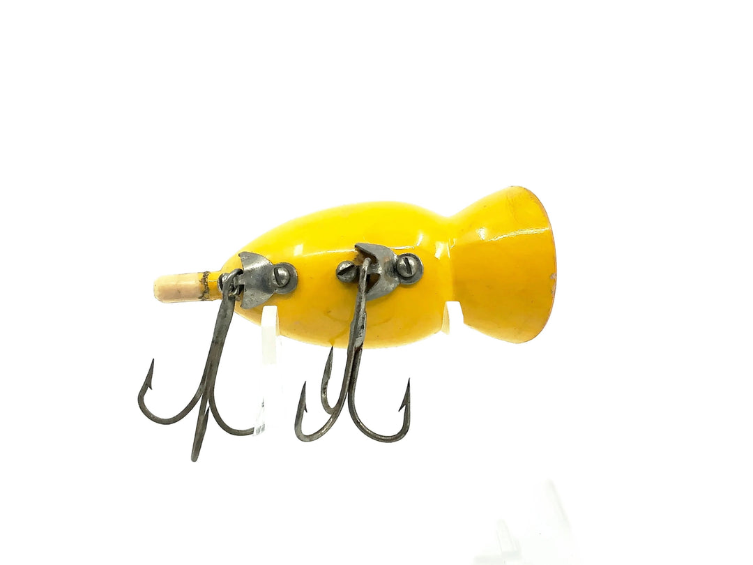 Arbogast Hula Popper, Yellow Shore Color