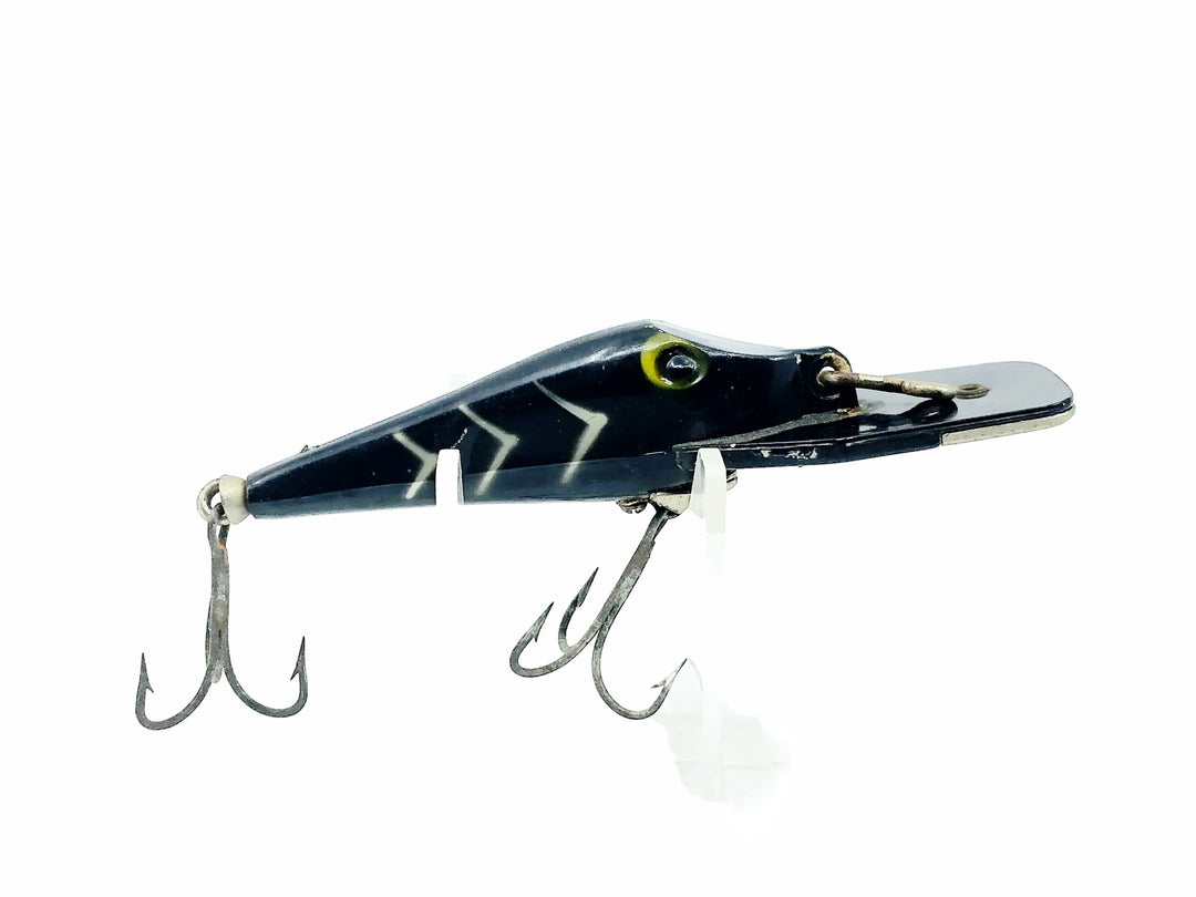 Arbogast Hustler, Black/White Ribs Color