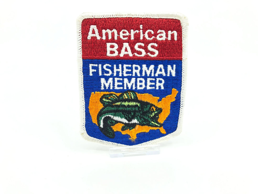 American BASS Fisherman Member Vintage Fishing Patch