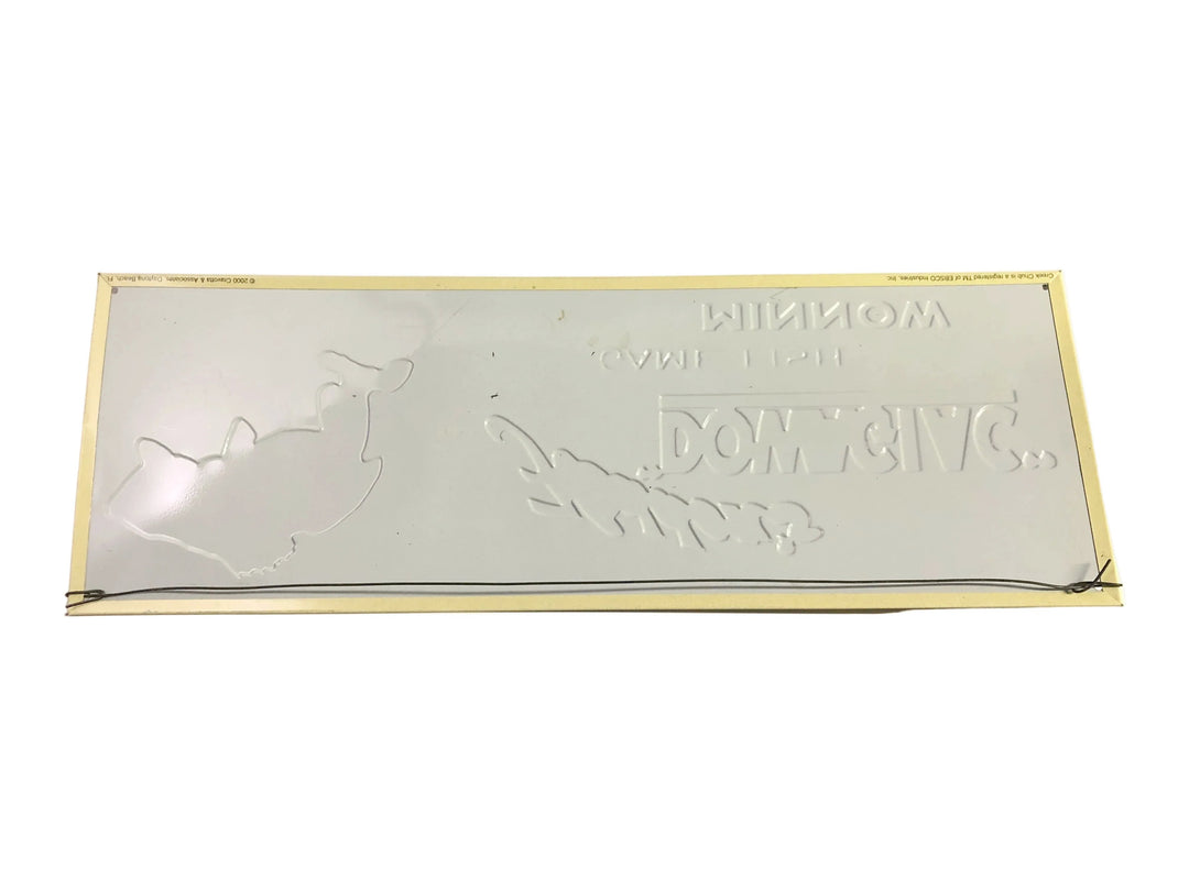 Heddon Vintage Reproduction 18 1/2"x6 1/2" Aluminum Sign