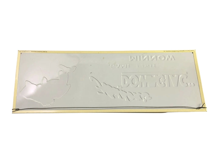 Heddon Vintage Reproduction 18 1/2"x6 1/2" Aluminum Sign