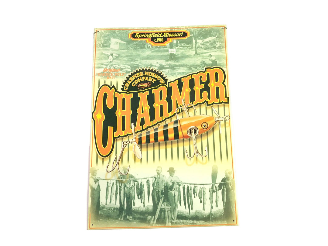 Charmer Minnow Company Vintage Reproduction 16"x11" Aluminum Sign