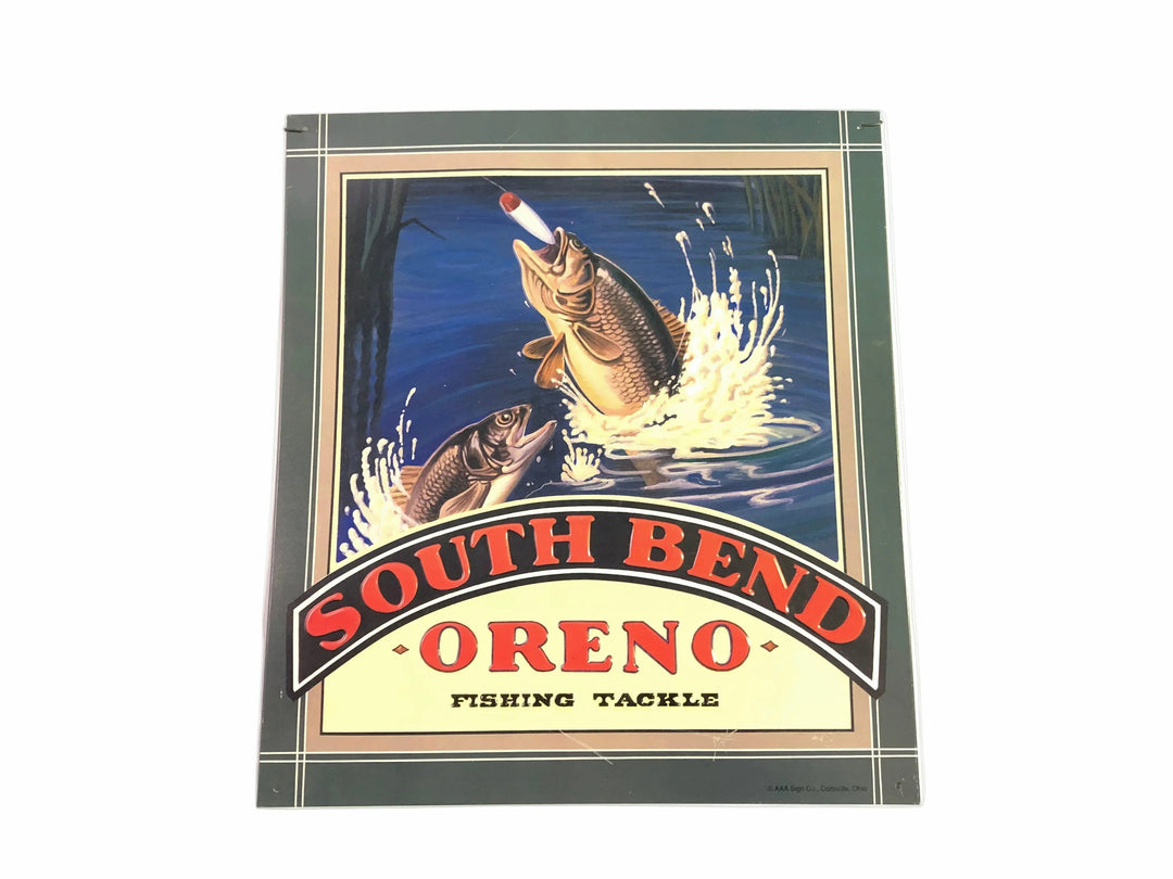 South Bend Oreno Vintage Reproduction 13 1/2x12" Aluminum Sign