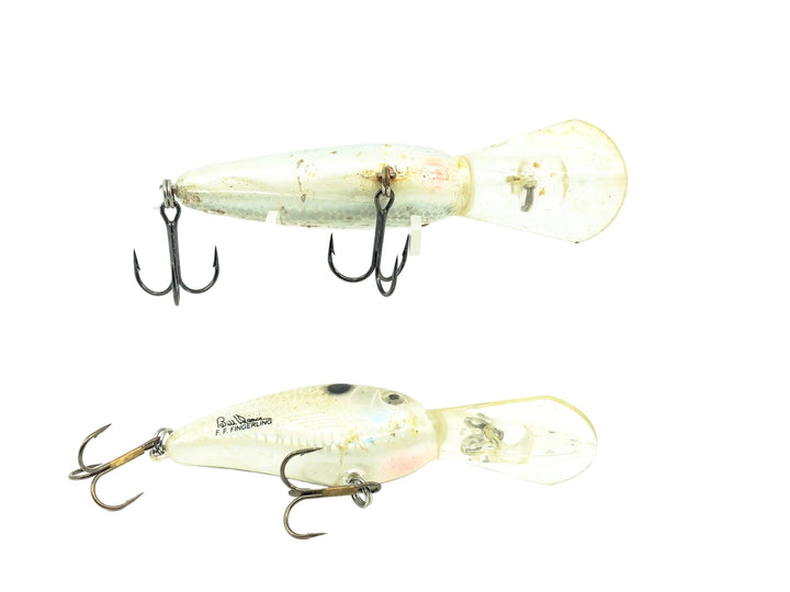 Bill Dance Fat Free Fingerling & Shad, Holographic White Combo Pack
