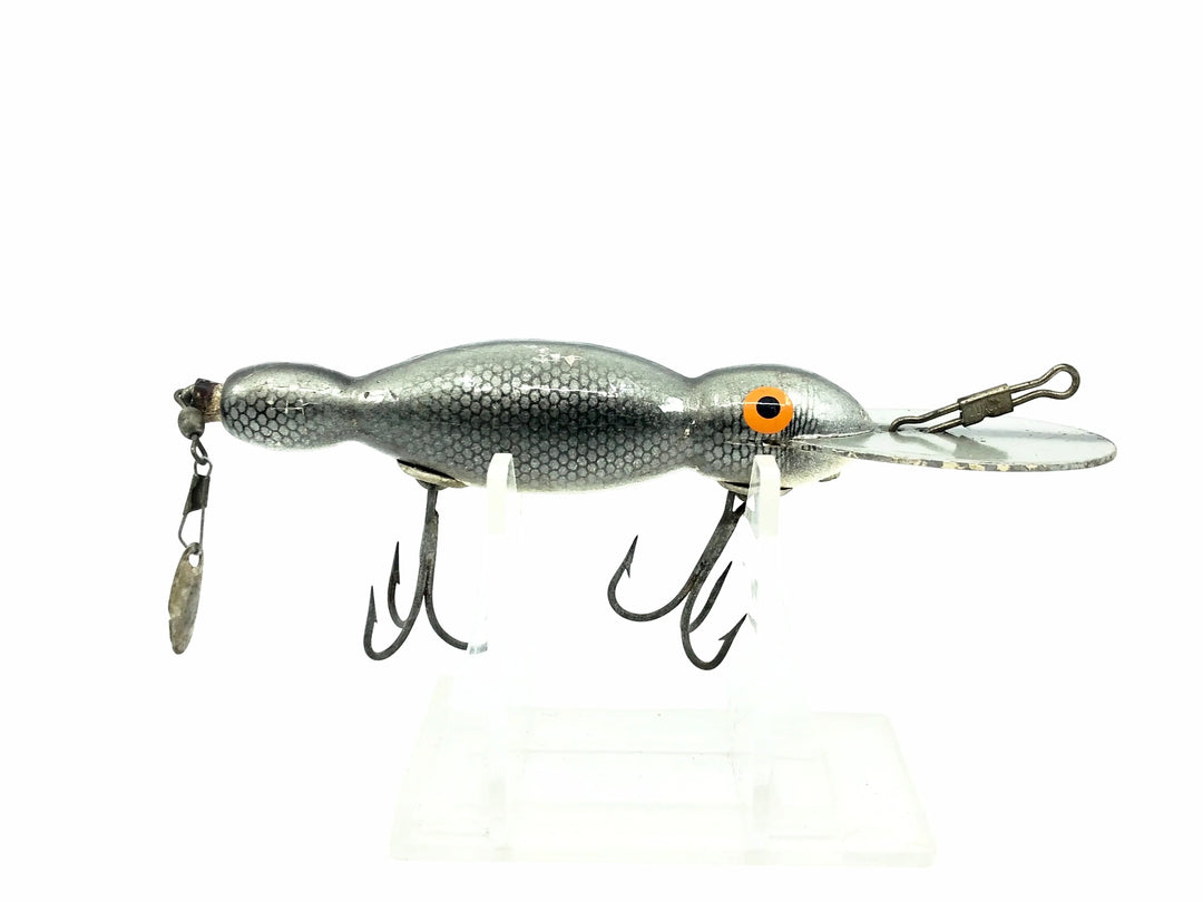 Bomber Wooden Waterdog 1600 Series, #56 Black Mullet Color