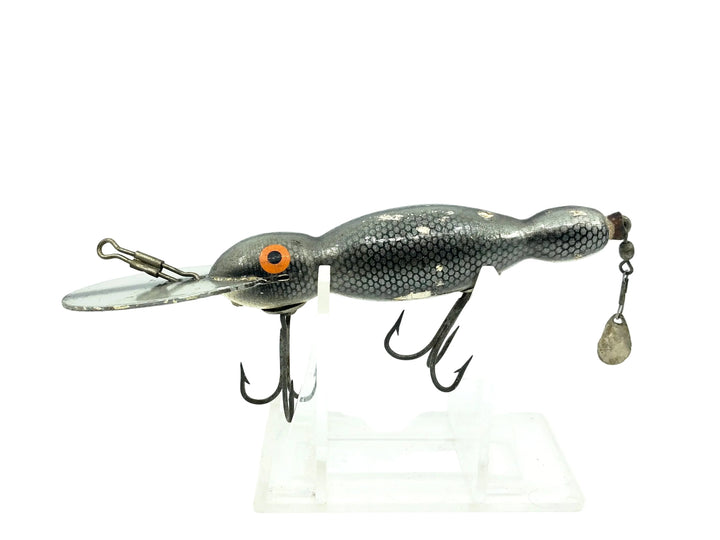 Bomber Wooden Waterdog 1600 Series, #56 Black Mullet Color