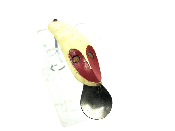 Paul Bunyan Transparent Dodger, Repainted Red Head/White/Red Shore Color