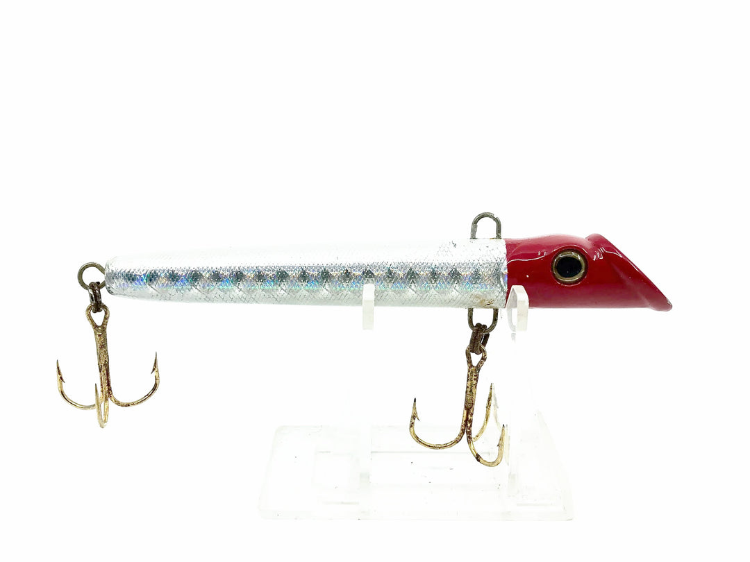Unknown Pier Bait, Red Head/Silver Color