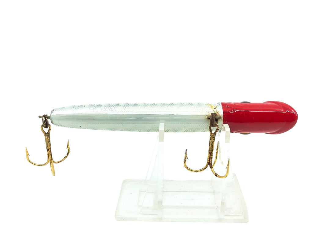 Unknown Pier Bait, Red Head/Silver Color