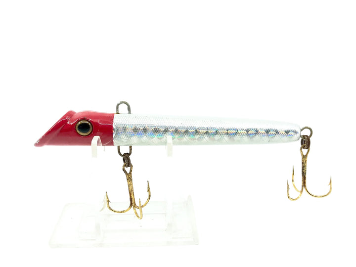 Unknown Pier Bait, Red Head/Silver Color