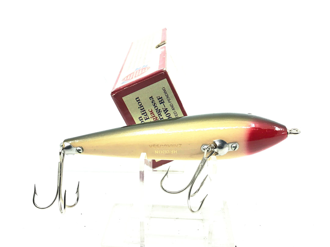 Heddon Centennial Edition Wood Zaragossa New in Box NO. X6500W-BF - Bullfrog/White Belly