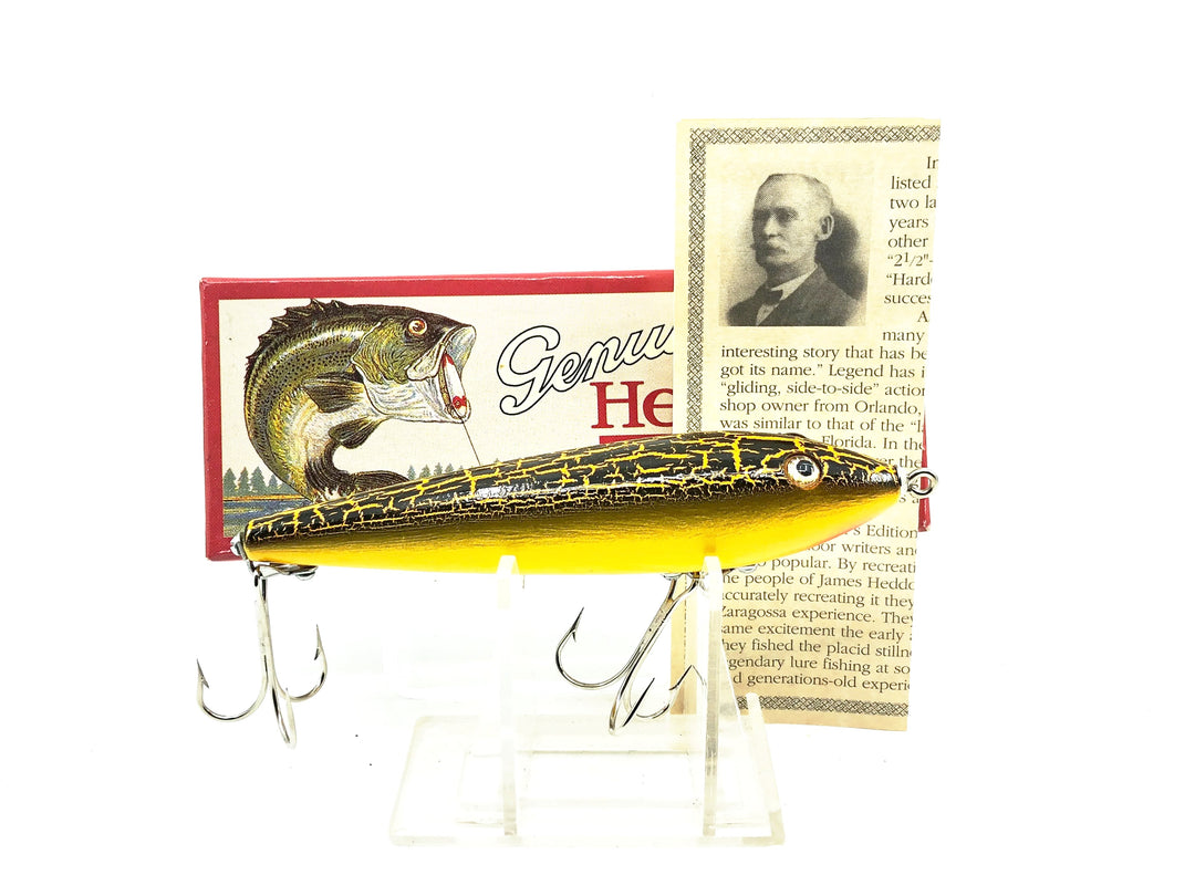 Heddon Centennial Edition Wood Zaragossa New in Box NO. X6500W-GNCB - Green Crackle Back, Numbered