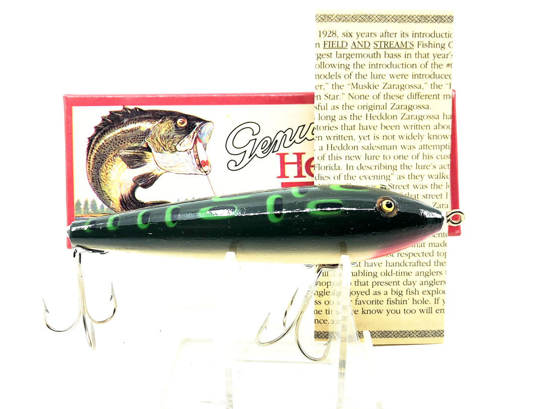 Heddon Centennial Edition Wood Zaragossa New in Box NO. X6500W-BF - Bullfrog/White Belly