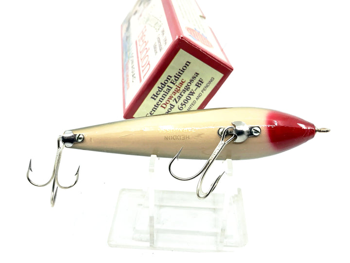 Heddon Centennial Edition Wood Zaragossa New in Box NO. X6500W-BF - Bullfrog/White Belly
