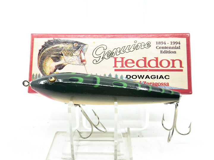 Heddon Centennial Edition Wood Zaragossa New in Box NO. X6500W-BF - Bullfrog/White Belly