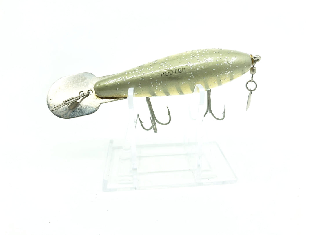 Smithwick Rooter in White Silver Ribs Silver Back with Glitter Color - Tough