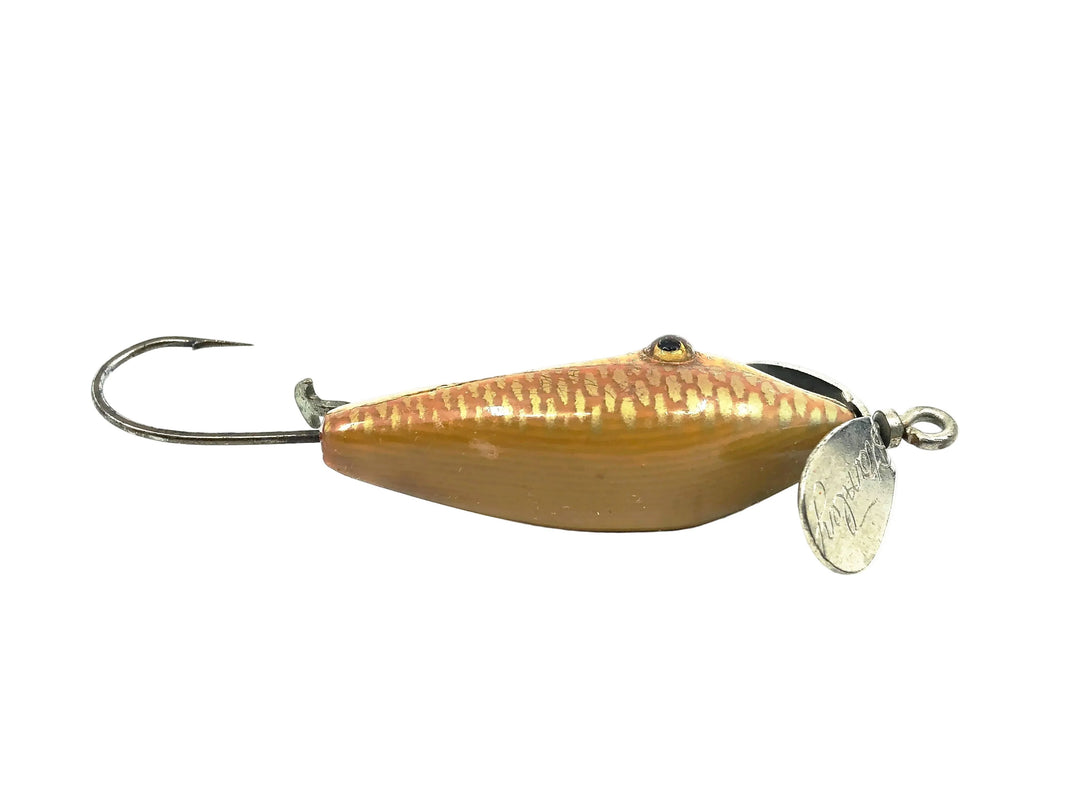 Heddon #70 Stanley Pork Rind Minnow, Shiner Scale Color - Great Condition!