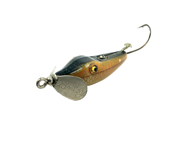 Heddon #70 Stanley Pork Rind Minnow, Shiner Scale Color - Great Condition!