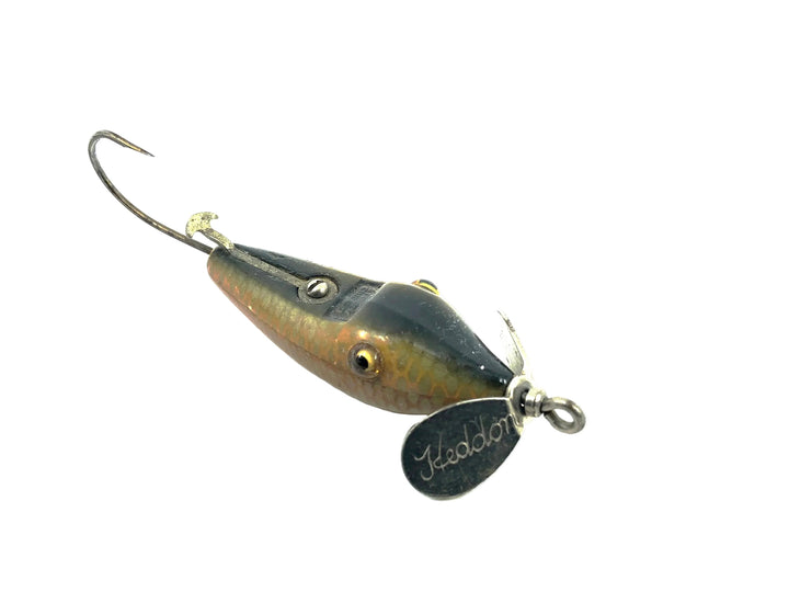 Heddon #70 Stanley Pork Rind Minnow, Shiner Scale Color - Great Condition!