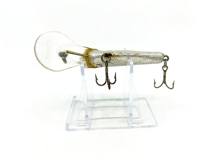 Bagley Small Fry Shad Deep Diving Lip - Vintage Bait - Silver Foil Black Back