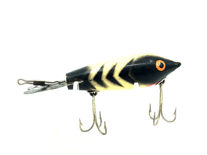 Wooden Bomber 500 Series, #06 White/Black Ribs Color