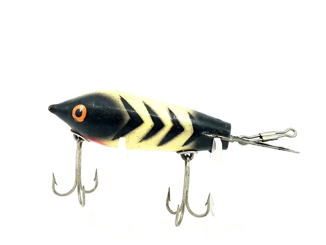 Wooden Bomber 500 Series, #06 White/Black Ribs Color