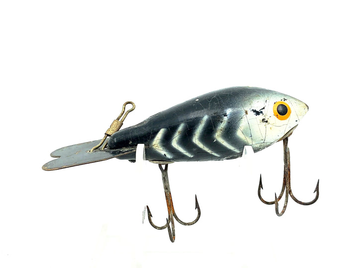 Wooden Bomber 500 Series, #14 Black/White Ribs Color