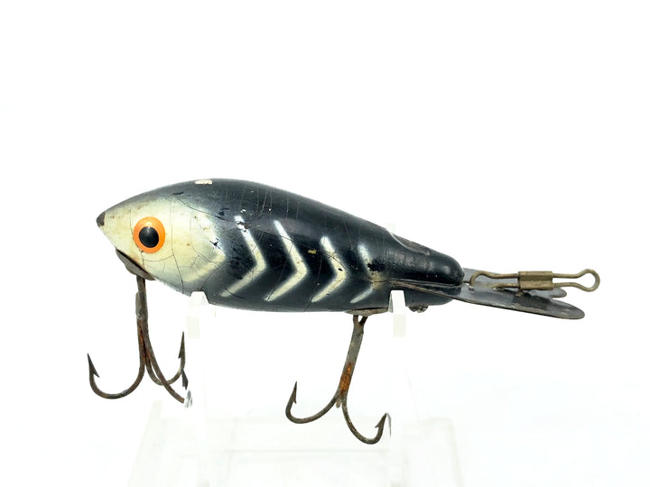 Wooden Bomber 500 Series, #14 Black/White Ribs Color