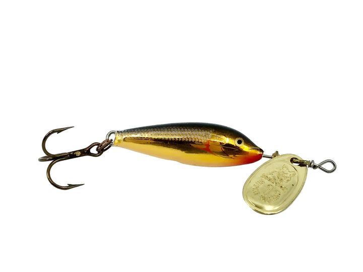 Blue Fox Super Vibrax Minnow Spin #1 Spinner, Silver/Black Back Color - Great Condition!