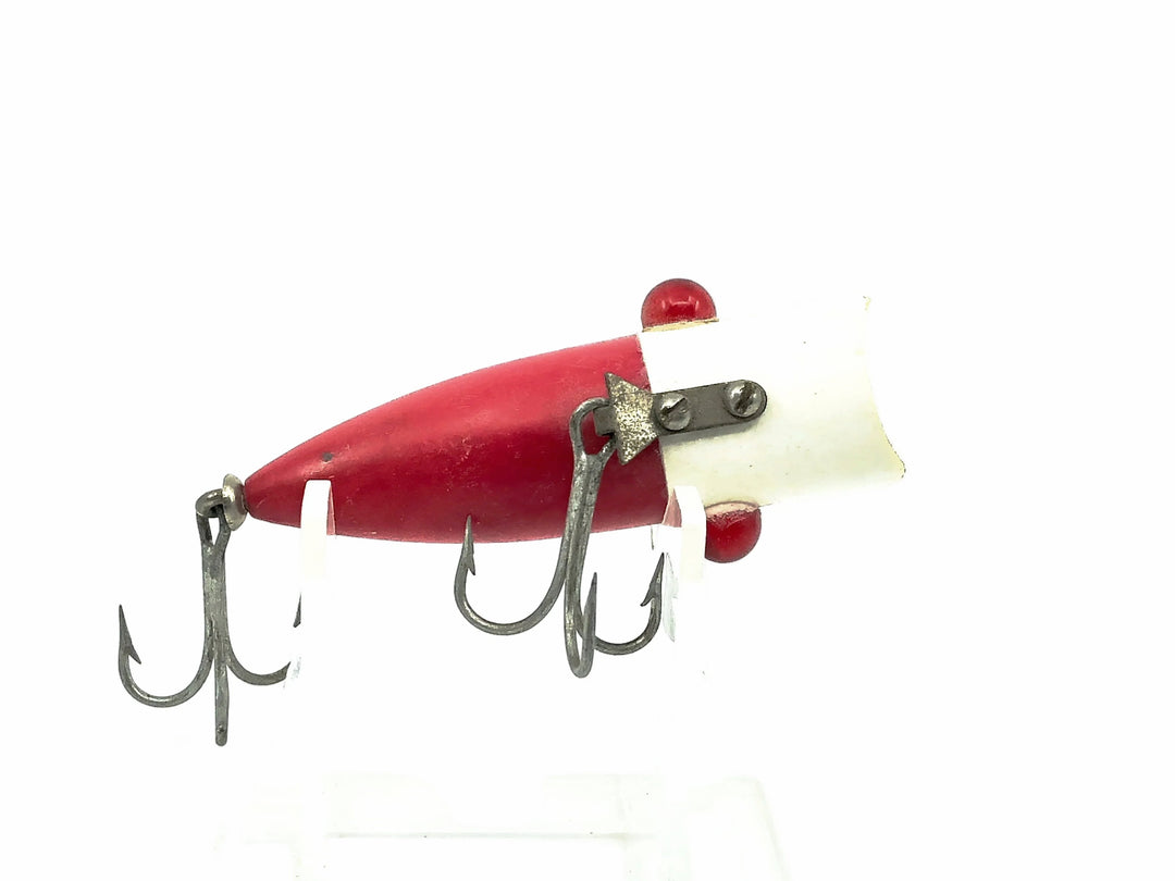 Hofschneider Red Eye Wiggle Plug, White/Red Body Color