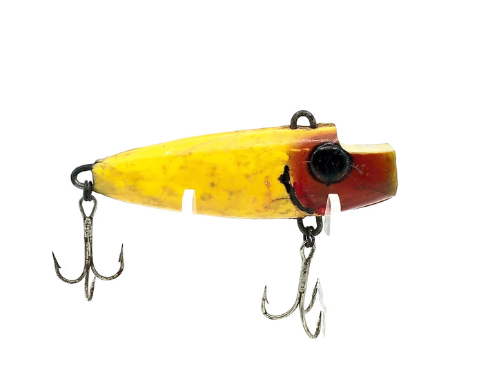 Cedar Stump Bait Co. Stump Jumper Lure, Yellow/Red Head Color