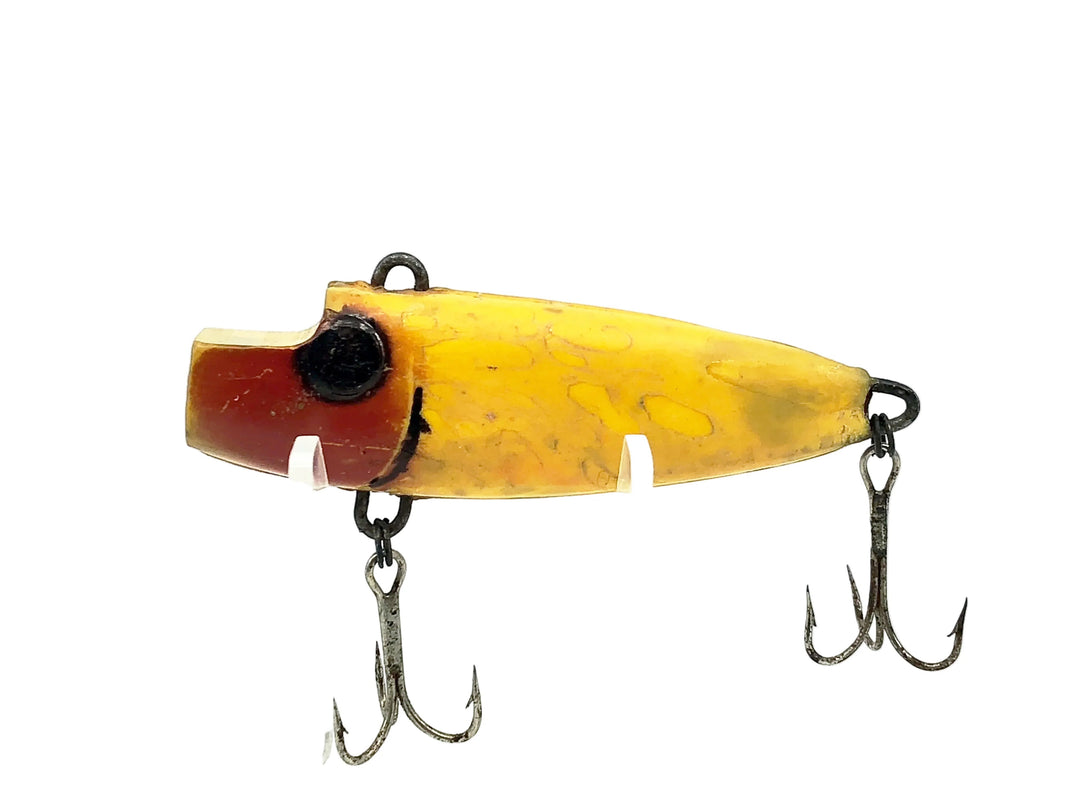 Cedar Stump Bait Co. Stump Jumper Lure, Yellow/Red Head Color