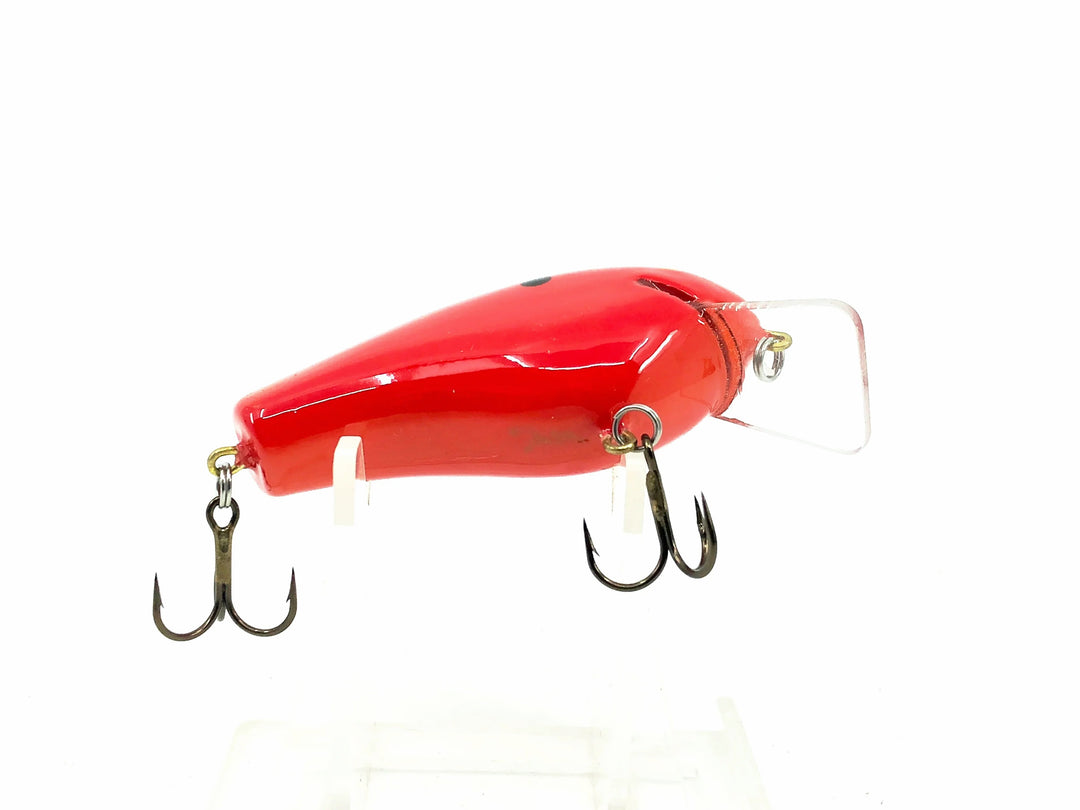 Contemporary "Bagley" Balsa Lure, Red on Red Color