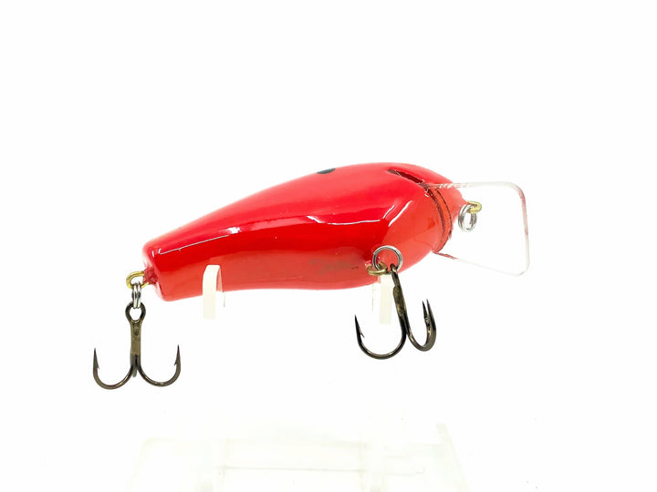 Contemporary "Bagley" Balsa Lure, Red on Red Color