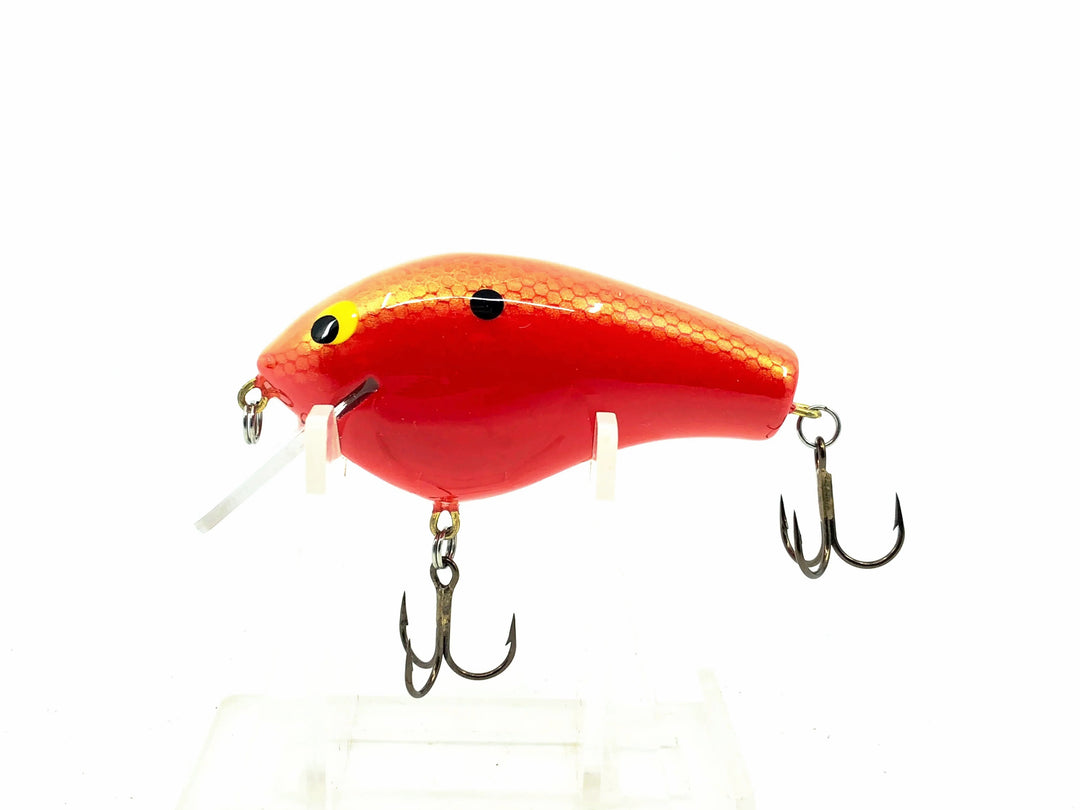 Contemporary "Bagley" Balsa Lure, Red on Red Color